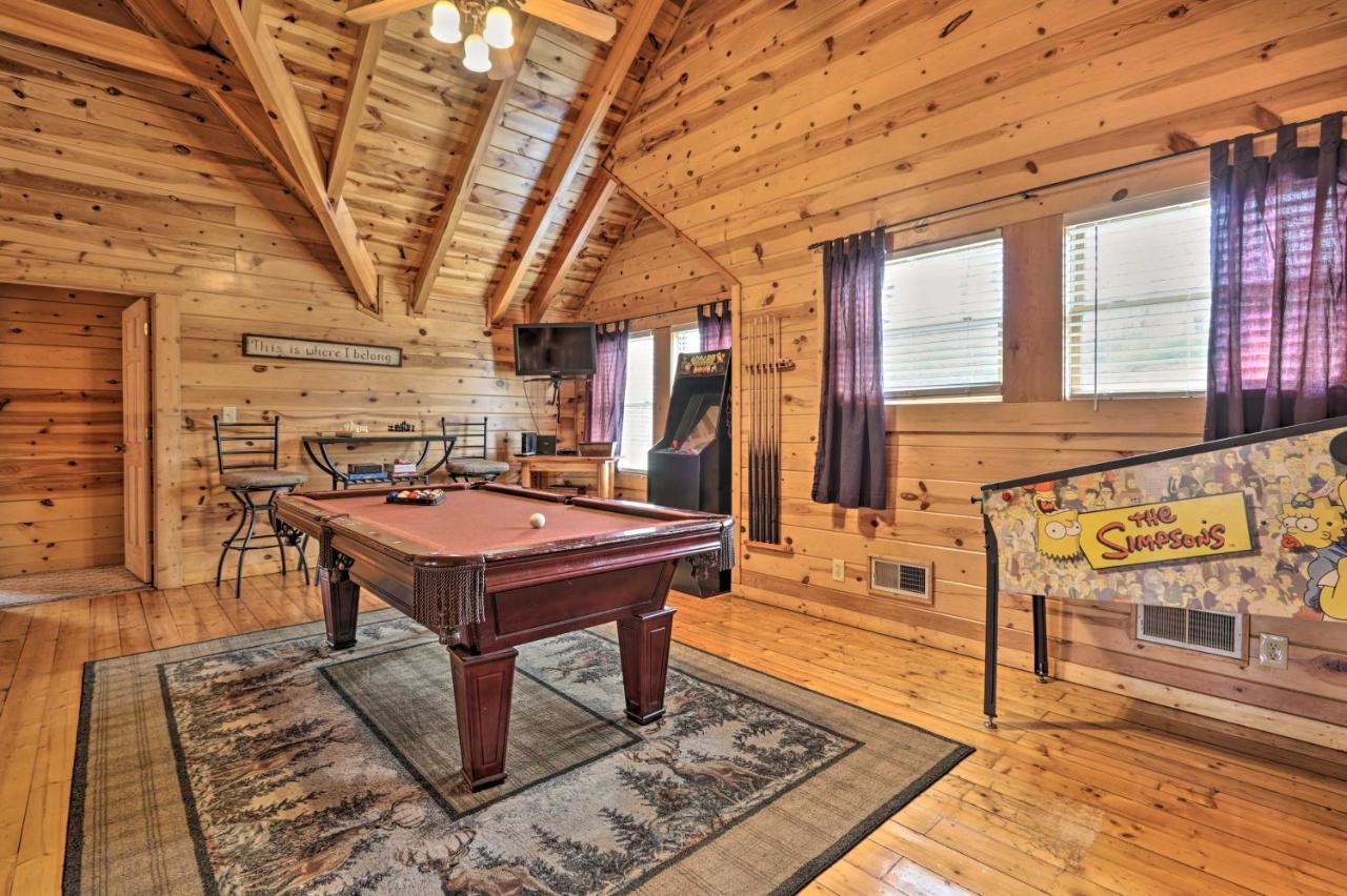 Pigeon Forge Cabin With Games, 1 Mi To Parkway! Exteriör bild